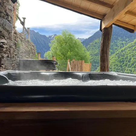 شاليه Au Coeur Des Pyrenees Avec Jacuzzi Melles